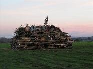 The finished fire
